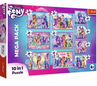 Puzzle My Little Pony: Zďż˝ďż˝ivďż˝ ponďż˝ci MEGA PACK 10v1