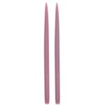 Spitzkerzen 28 cm, Mauve