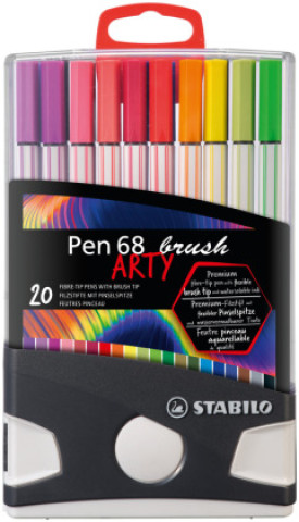 STABILO Pen 68 brush 20er ColorParade ARTY neue Farben