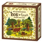 Puzzle Rok w lesie Znajdź zwierzaka