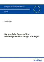 staatliche Finanzaufsicht uber Trager unselbstandiger Stiftungen