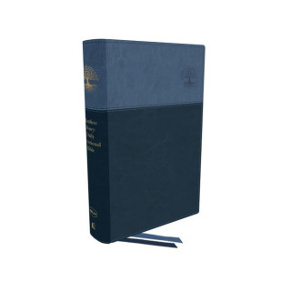 NKJV, Matthew Henry Daily Devotional Bible, Leathersoft, Blue, Red Letter, Comfort Print