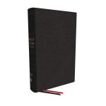 NKJV, Word Study Reference Bible, Leathersoft, Black, Red Letter, Comfort Print