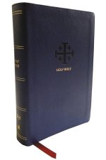 NKJV, End-of-Verse Reference Bible, Personal Size Large Print, Leathersoft, Blue, Red Letter, Comfort Print