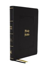 KJV, Large Print Center-Column Reference Bible, Leathersoft, Black, Red Letter, Comfort Print