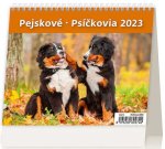MiniMax Pejskové/Psíčkovia 2023 - stolní kalendář