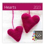 Hearts 2023 - nástěnný kalendář