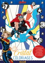 Marvel Avengers - Cristal coloriages - 8 mosaïques à colorier et 4 cadres à détacher pour exposer te