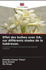 Effet des bulbes avec GA? sur différents stades de la tubéreuse.