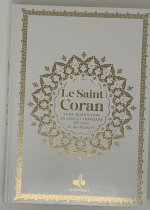 Saint Coran Bilingue semi rigide  (14 x 19 cm) -  Blanc