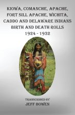 Kiowa, Comanche, Apache, Fort Sill Apache,  Wichita, Caddo and Delaware Indians Birth and Death Rolls 1924-1932