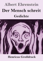 Mensch schreit (Grossdruck)
