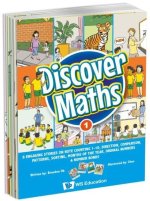 Discover Maths 1: 8 Engaging Stories on Rote Counting 1-10, Direction, Comparison, Patterns, Sorting, Months of the Year, Ordinal Numbers & Number Bon