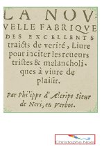 Nouvelle Fabrique des excellents traits de verite