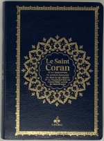 Saint Coran Arabe franCais phonEtique souple (13 x 17 cm) - Noir