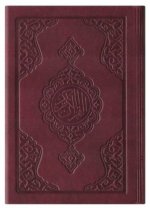 Coran Arabe 8x12 CUIR - MARRON