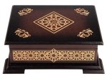 BOITE BOIS Coran Arabe 14x19 - MARRON