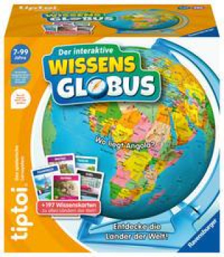 tiptoi Spiel 00107 - Der interaktive Wissens-Globus - Lern-Globus für Kinder ab 7 Jahren, lehrreicher Globus für Jungen und Mädchen, für 1-4 Spieler
