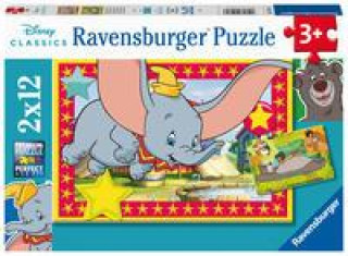 Ravensburger Kinderpuzzle 05575 - Das Abenteuer ruft! - 2x12 Teile Disney Puzzle für Kinder ab 3 Jahren