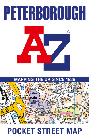 Peterborough A-Z Pocket Street Map