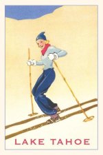 The Vintage Journal Girl Skiing, Lake Tahoe