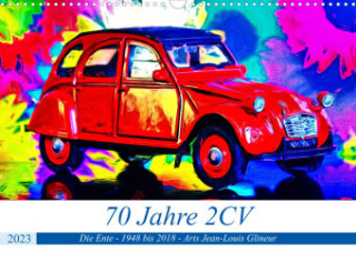 70 Jahre 2CV (Wandkalender 2023 DIN A3 quer)