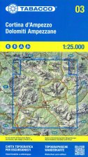 Cortina d'Ampezzo e Dolomiti Ampezzane 1:25 000