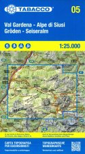 Val Gardena- Alpe di Siusi-  Gröden - Seiseralm 1:25 000