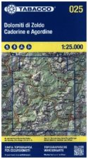 Dolomiti Zoldo Cadorine e Agordine 1:25 000