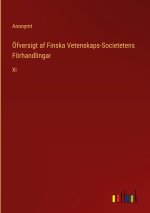 OEfversigt af Finska Vetenskaps-Societetens Foerhandlingar