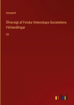 OEfversigt af Finska Vetenskaps-Societetens Foerhandlingar