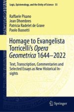 Homage to Evangelista Torricelli's Opera Geometrica 1644-2022
