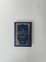 Saint Coran FranCais souple- Poche - Bleu - Or