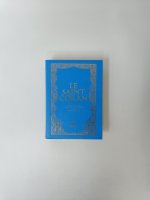 Saint Coran FranCais souple - Poche - Bleu ciel - Or