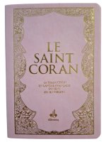 Saint Coran FranCais souple - Poche - Rose - Or
