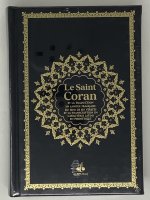 Saint Coran Arabe franCais phonEtique cartonnE (13 x 17 cm) - Noir - Arc en ciel