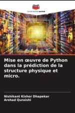 Mise en ?uvre de Python dans la prédiction de la structure physique et micro.