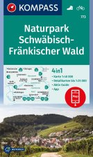 KOMPASS Wanderkarte 773 Naturpark Schwäbisch-Fränkischer Wald 1:40.000