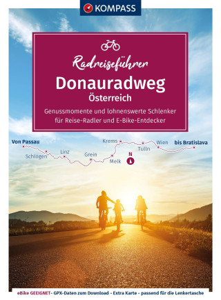 KOMPASS Radreisefďż˝hrer Donauradweg ďż˝sterreich