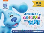 Aprende y colorea con blue