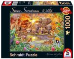 Puzzle 1000 PQ Zwierzęta Afryki S. Sundram 111118