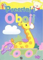 Precrtaj i oboji - žirafa