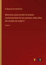 Memorias para escribir la historia contemporanea de los primeros siete anos del reinado de Isabel ll