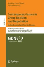 Group Decision and Negotiation: Methodological and Practical Issues