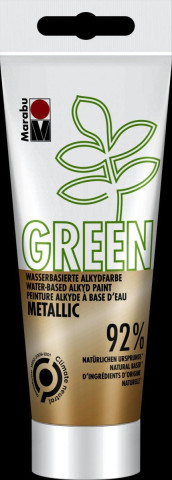 Marabu Green Alkydová barva - zlatá 100 ml