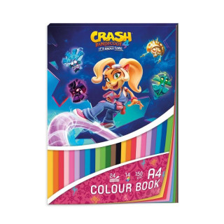 Blok barevných papírů A4 - Coco Bandicoot