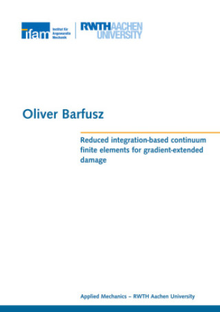 Reduced integration-based continuum finite elements for gradient-extended damage