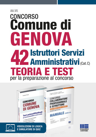 Concorso Comune di Genova 42 Istruttori Servizi Amministrativi (Cat. C). Kit