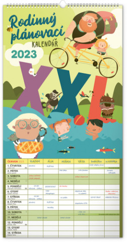 Rodinný plánovací kalendář XXL - nástěnný kalendář