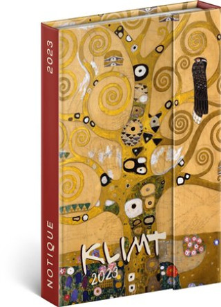 Týdenní magnetický diář Gustav Klimt 2023